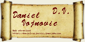 Daniel Vojnović vizit kartica
